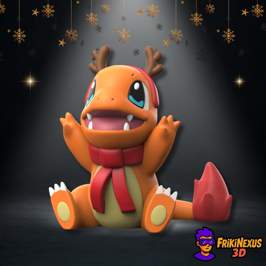 Charmander Navideño